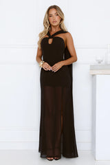 Dressed To Perfection Maxi Dress Black