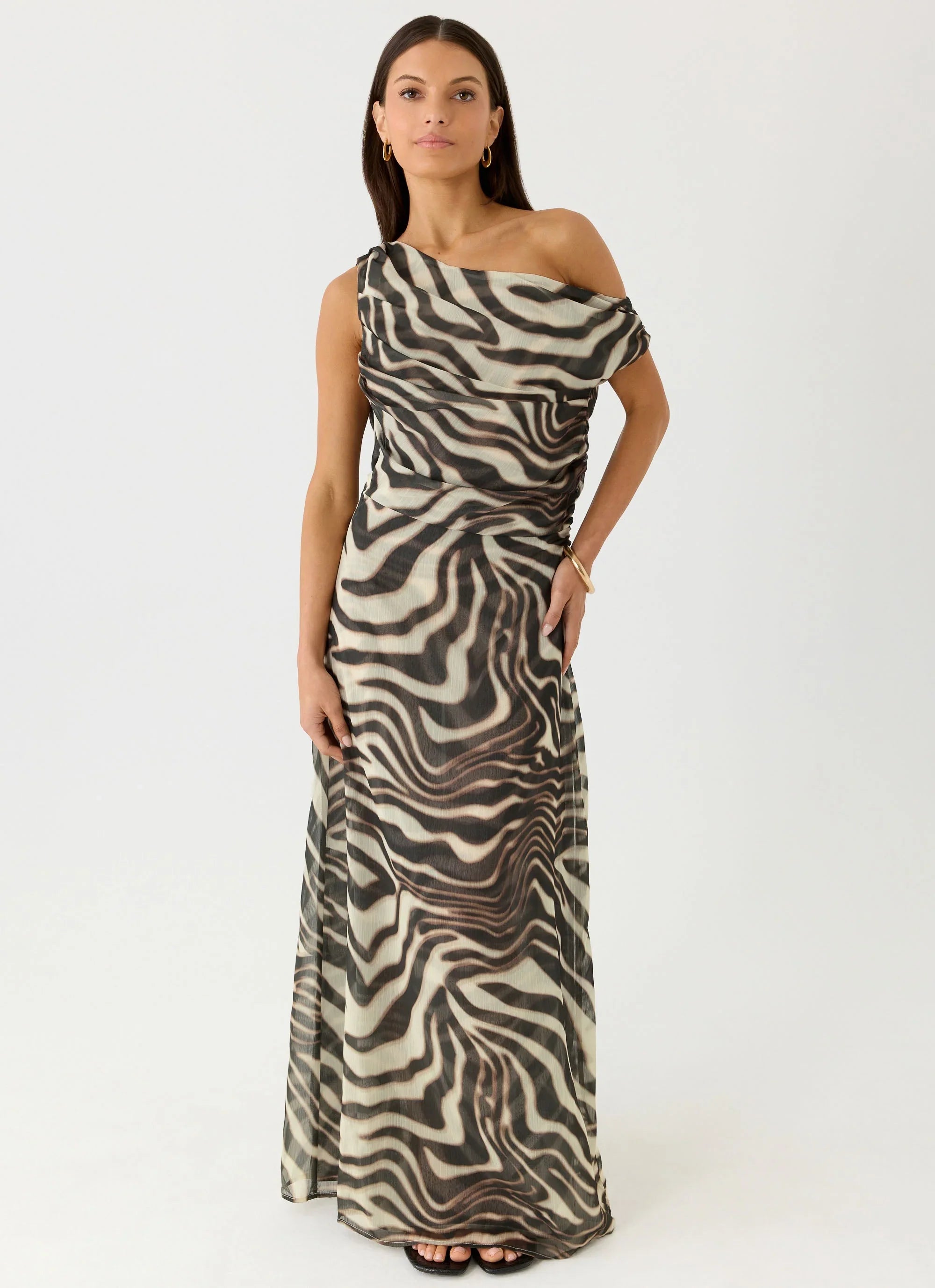 Mernas Maxi Dress - Zebra